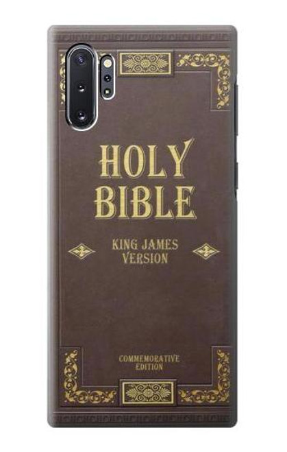 S2889 Holy Bible Cover King James Version Case For Samsung Galaxy Note 10 Plus
