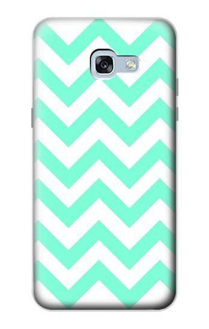 S1723 Mint Chevron Zigzag Case For Samsung Galaxy A5 (2017)