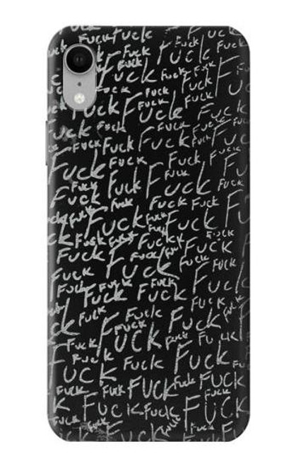 S3478 Funny Words Blackboard Case For iPhone XR