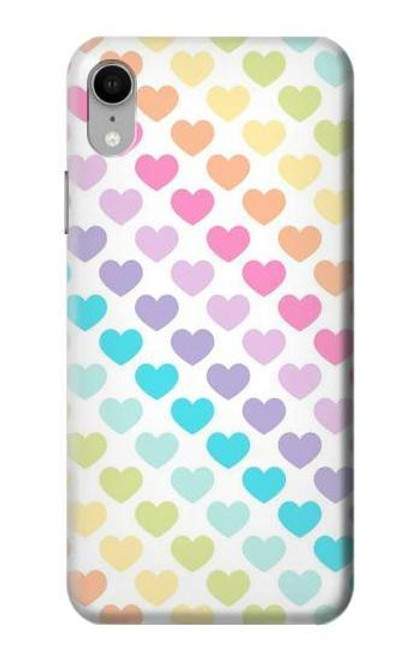 S3499 Colorful Heart Pattern Case For iPhone XR