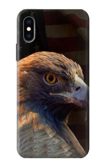 S3376 Eagle American Flag Case For iPhone X, iPhone XS
