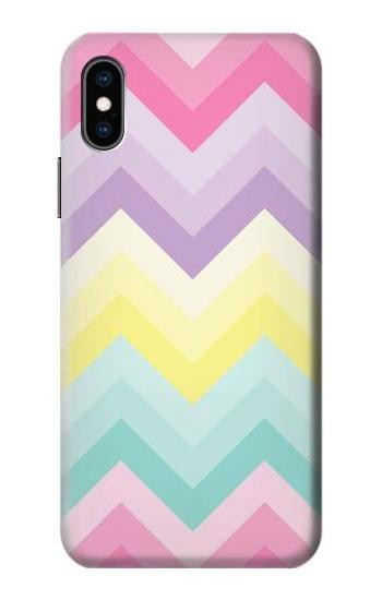 S3514 Rainbow Zigzag Case For iPhone X, iPhone XS