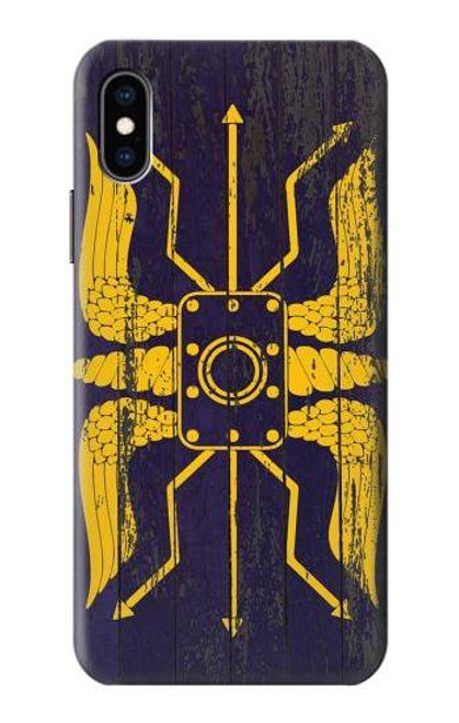 S3546 Roman Shield Blue Case For iPhone X, iPhone XS
