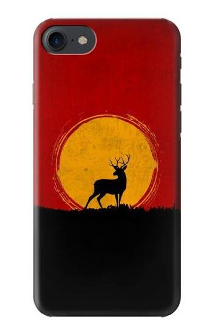 S3513 Deer Sunset Case For iPhone 7, iPhone 8