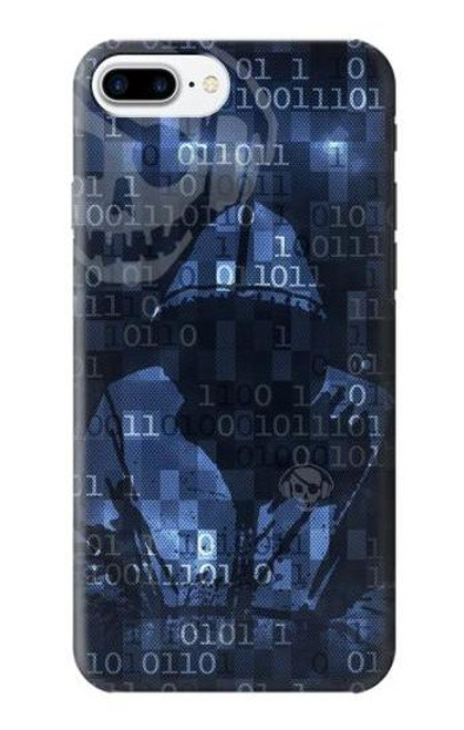 S3431 Digital Code Cyber Hacker Case For iPhone 7 Plus, iPhone 8 Plus