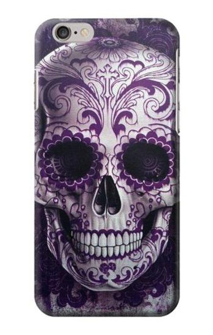 S3582 Purple Sugar Skull Case For iPhone 6 Plus, iPhone 6s Plus