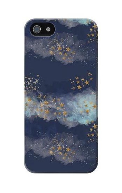 S3364 Gold Star Sky Case For iPhone 5C