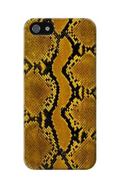 S3365 Yellow Python Skin Graphic Print Case For iPhone 5C