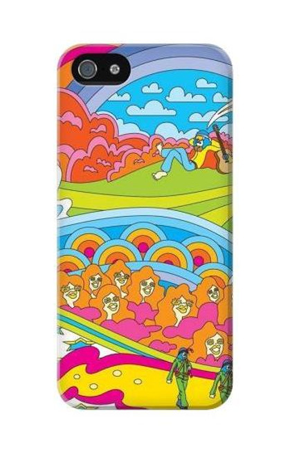 S3407 Hippie Art Case For iPhone 5C