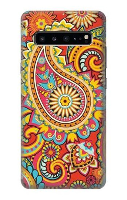 S3402 Floral Paisley Pattern Seamless Case For Samsung Galaxy S10 5G