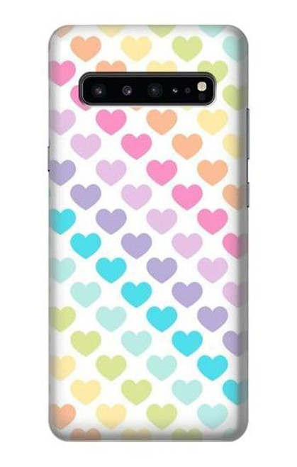 S3499 Colorful Heart Pattern Case For Samsung Galaxy S10 5G