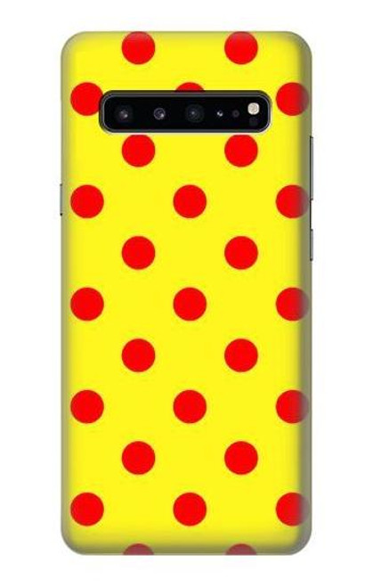 S3526 Red Spot Polka Dot Case For Samsung Galaxy S10 5G