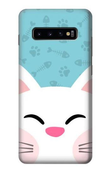 S3542 Cute Cat Cartoon Case For Samsung Galaxy S10 Plus