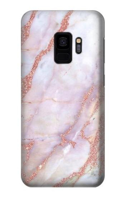 S3482 Soft Pink Marble Graphic Print Case For Samsung Galaxy S9