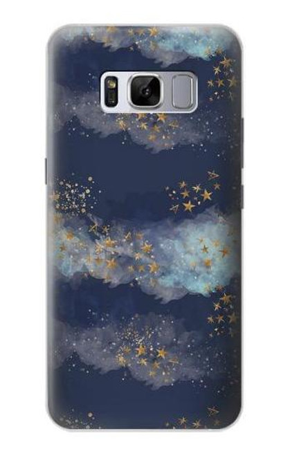 S3364 Gold Star Sky Case For Samsung Galaxy S8 Plus
