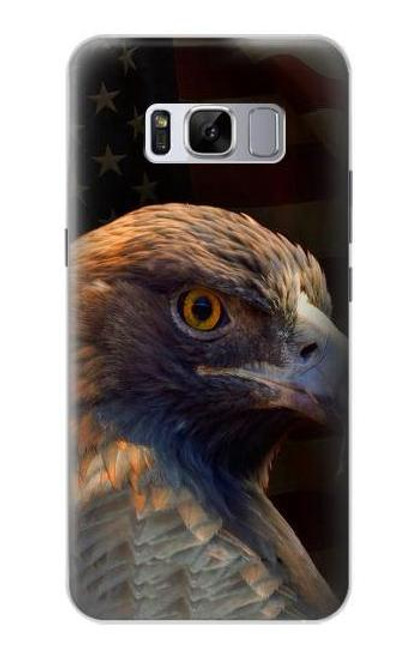 S3376 Eagle American Flag Case For Samsung Galaxy S8