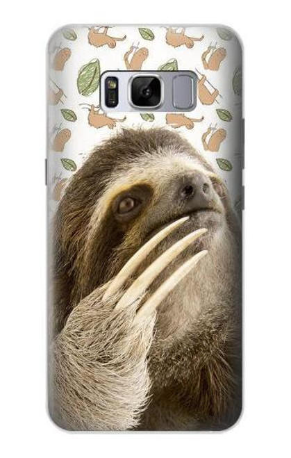 S3559 Sloth Pattern Case For Samsung Galaxy S8