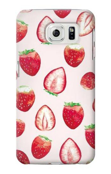 S3481 Strawberry Case For Samsung Galaxy S7 Edge