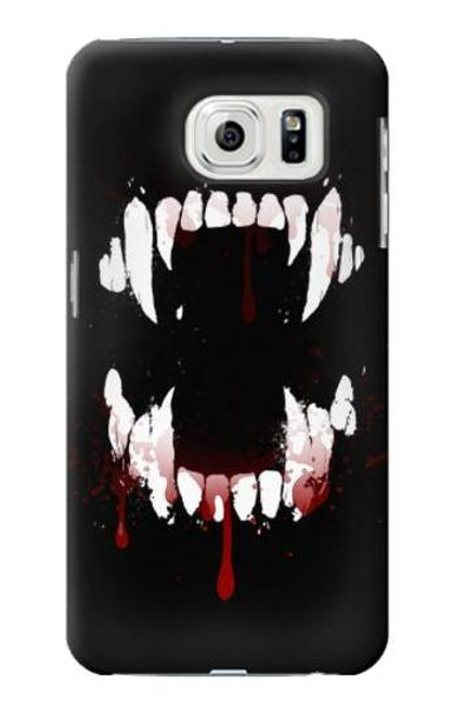 S3527 Vampire Teeth Bloodstain Case For Samsung Galaxy S7 Edge