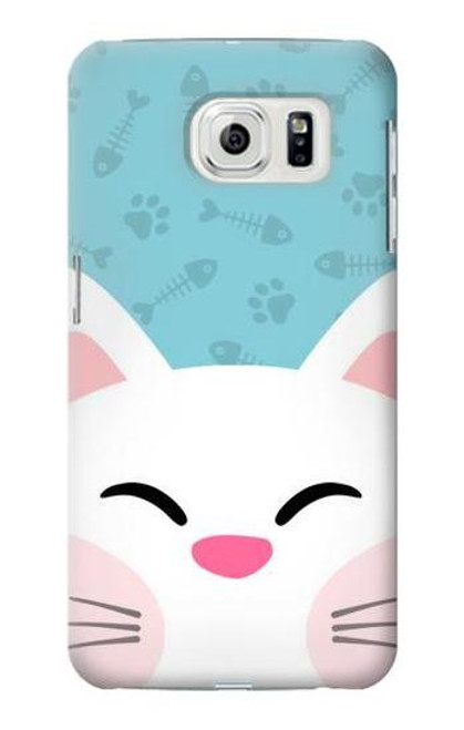 S3542 Cute Cat Cartoon Case For Samsung Galaxy S7 Edge