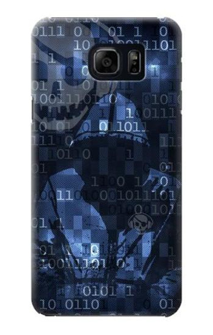 S3431 Digital Code Cyber Hacker Case For Samsung Galaxy S6 Edge Plus