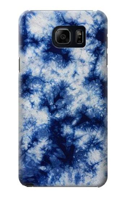 S3439 Fabric Indigo Tie Dye Case For Samsung Galaxy S6 Edge Plus