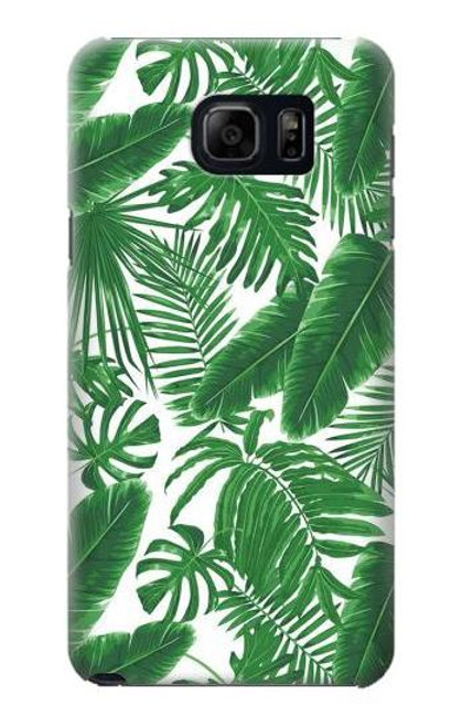 S3457 Paper Palm Monstera Case For Samsung Galaxy S6 Edge Plus