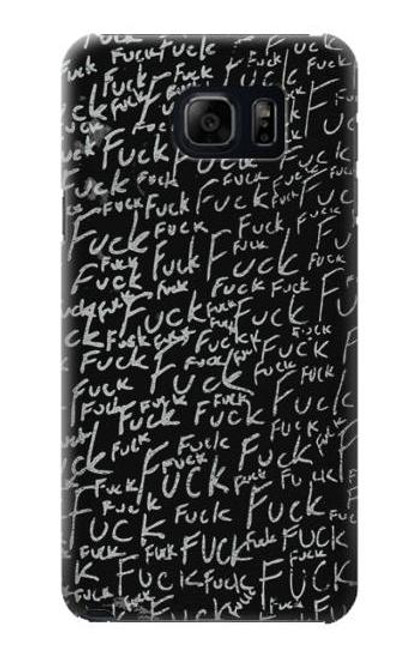 S3478 Funny Words Blackboard Case For Samsung Galaxy S6 Edge Plus