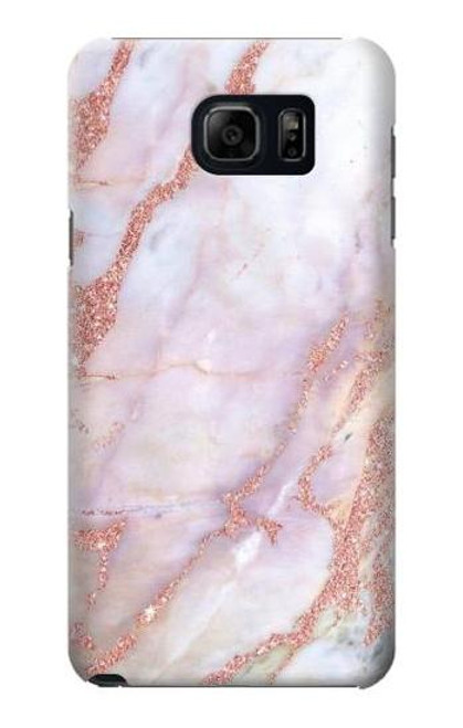 S3482 Soft Pink Marble Graphic Print Case For Samsung Galaxy S6 Edge Plus