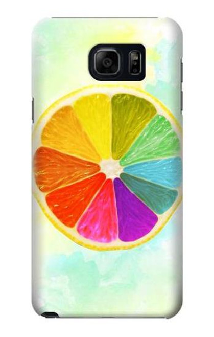 S3493 Colorful Lemon Case For Samsung Galaxy S6 Edge Plus