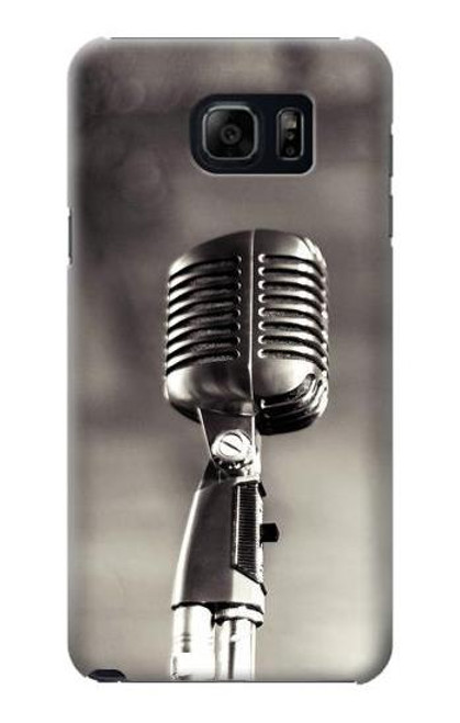 S3495 Vintage Microphone Case For Samsung Galaxy S6 Edge Plus