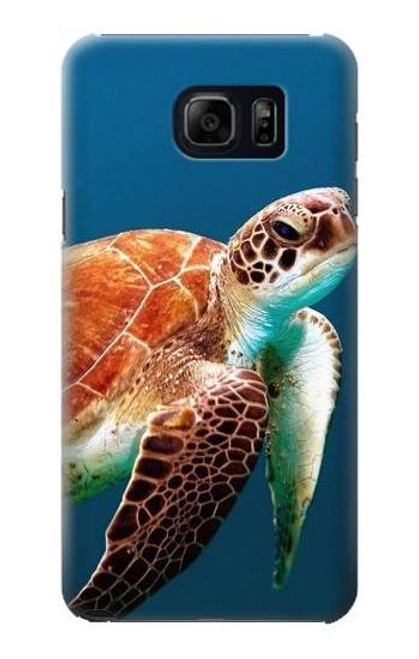 S3497 Green Sea Turtle Case For Samsung Galaxy S6 Edge Plus