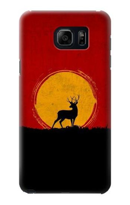 S3513 Deer Sunset Case For Samsung Galaxy S6 Edge Plus