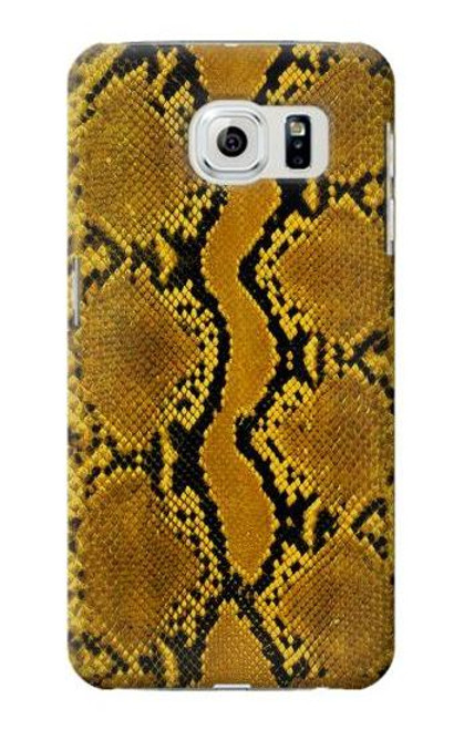 S3365 Yellow Python Skin Graphic Print Case For Samsung Galaxy S6