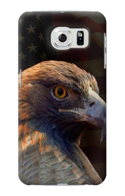 S3376 Eagle American Flag Case For Samsung Galaxy S6