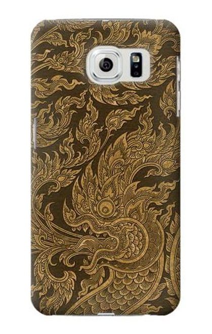 S3382 Thai Art Naga Case For Samsung Galaxy S6