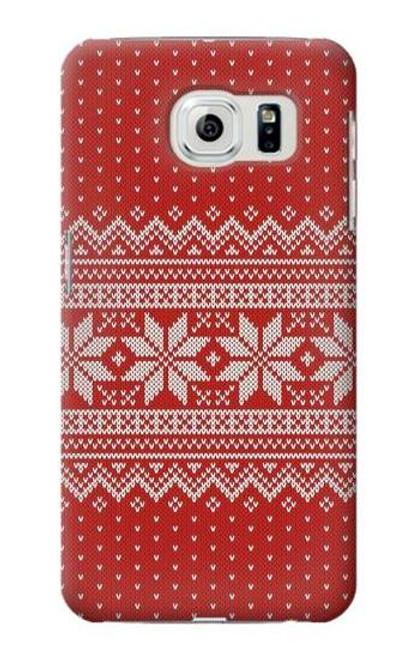 S3384 Winter Seamless Knitting Pattern Case For Samsung Galaxy S6