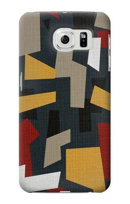 S3386 Abstract Fabric Texture Case For Samsung Galaxy S6