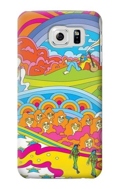 S3407 Hippie Art Case For Samsung Galaxy S6