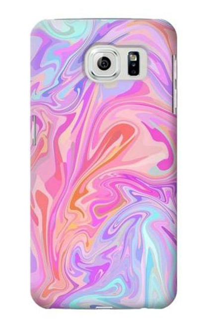 S3444 Digital Art Colorful Liquid Case For Samsung Galaxy S6