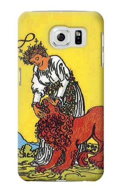 S3458 Strength Tarot Card Case For Samsung Galaxy S6