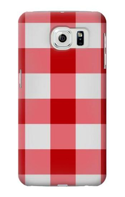 S3535 Red Gingham Case For Samsung Galaxy S6