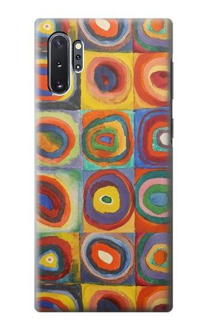 S3409 Squares Concentric Circles Case For Samsung Galaxy Note 10 Plus