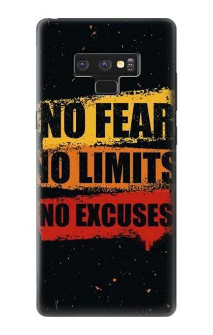 S3492 No Fear Limits Excuses Case For Note 9 Samsung Galaxy Note9