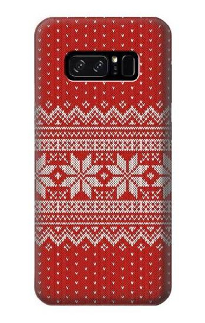 S3384 Winter Seamless Knitting Pattern Case For Note 8 Samsung Galaxy Note8