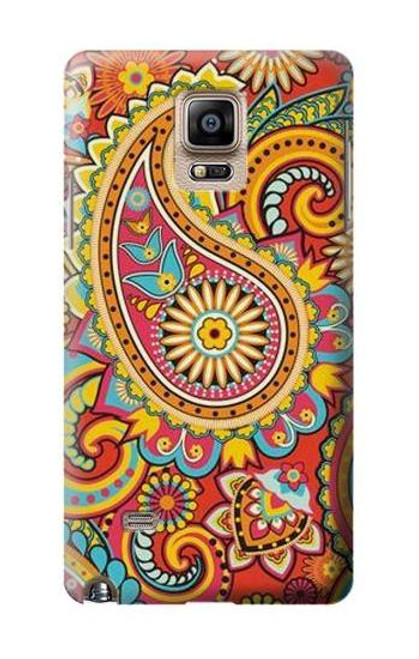S3402 Floral Paisley Pattern Seamless Case For Samsung Galaxy Note 4
