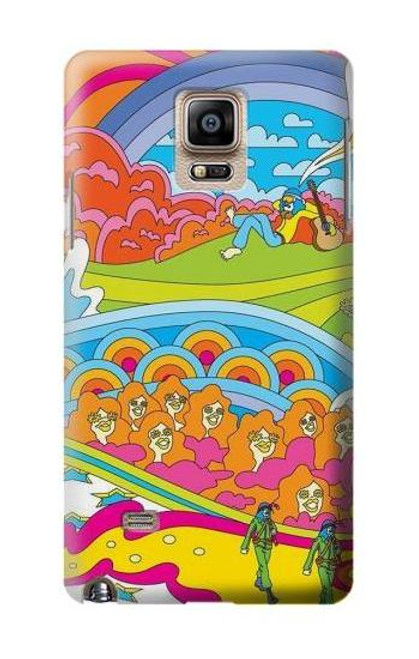 S3407 Hippie Art Case For Samsung Galaxy Note 4