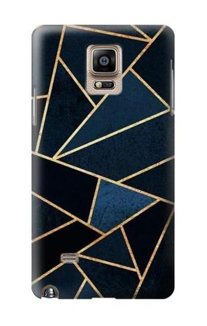 S3479 Navy Blue Graphic Art Case For Samsung Galaxy Note 4