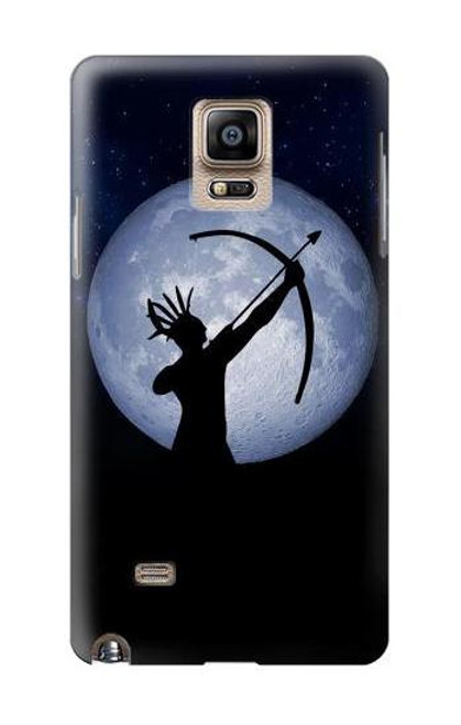 S3489 Indian Hunter Moon Case For Samsung Galaxy Note 4