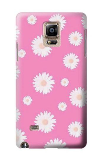 S3500 Pink Floral Pattern Case For Samsung Galaxy Note 4